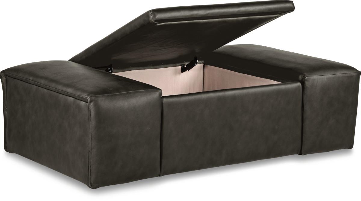 LaZBoy Ottomans Depot Storage Ottoman with Casters Home